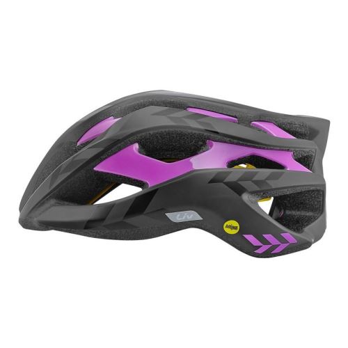 Casca GIANT LIV REV MIPS Signature Matte Black/Gloss Purple 