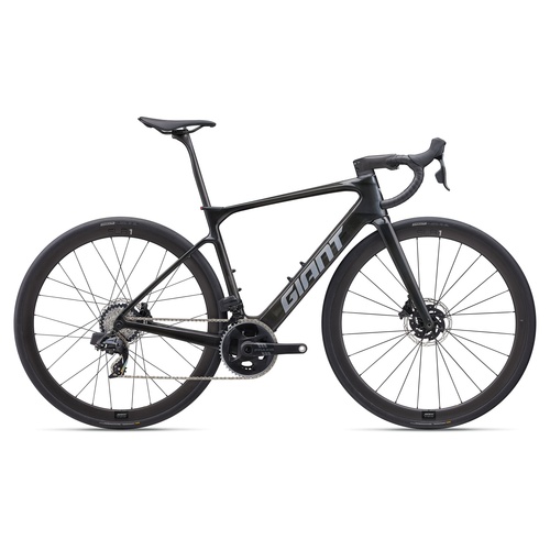 Bicicleta electrica Giant Defy Advanced E+ Elite 1 Raw Carbon