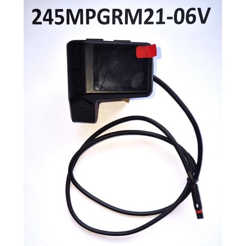 Maneta GIANT Ridecontrol DASH 2in1 (LCD) 5V Cablu 700mm Negru BUTT NEW CLAMP SG-SYSTEM USB TYPE C